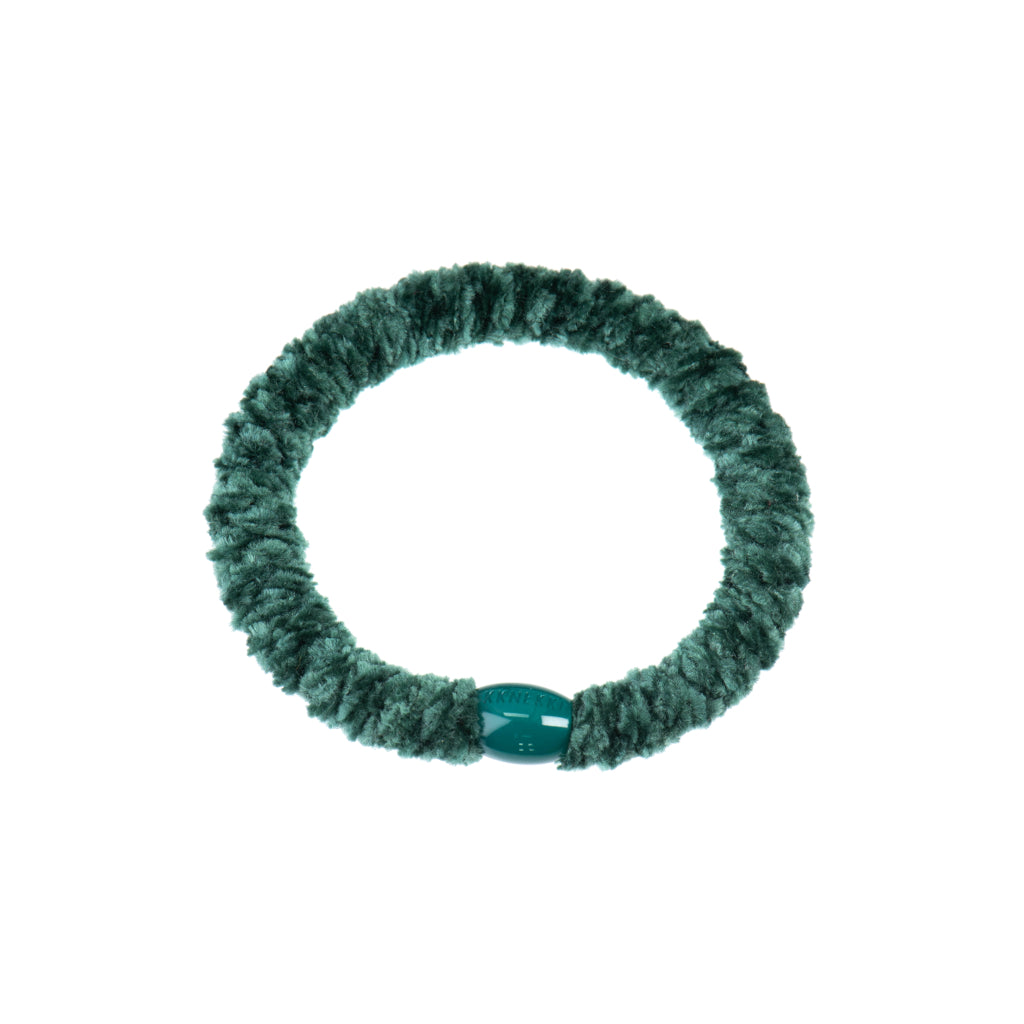 Kknekki Hair Tie | Velvet | Green