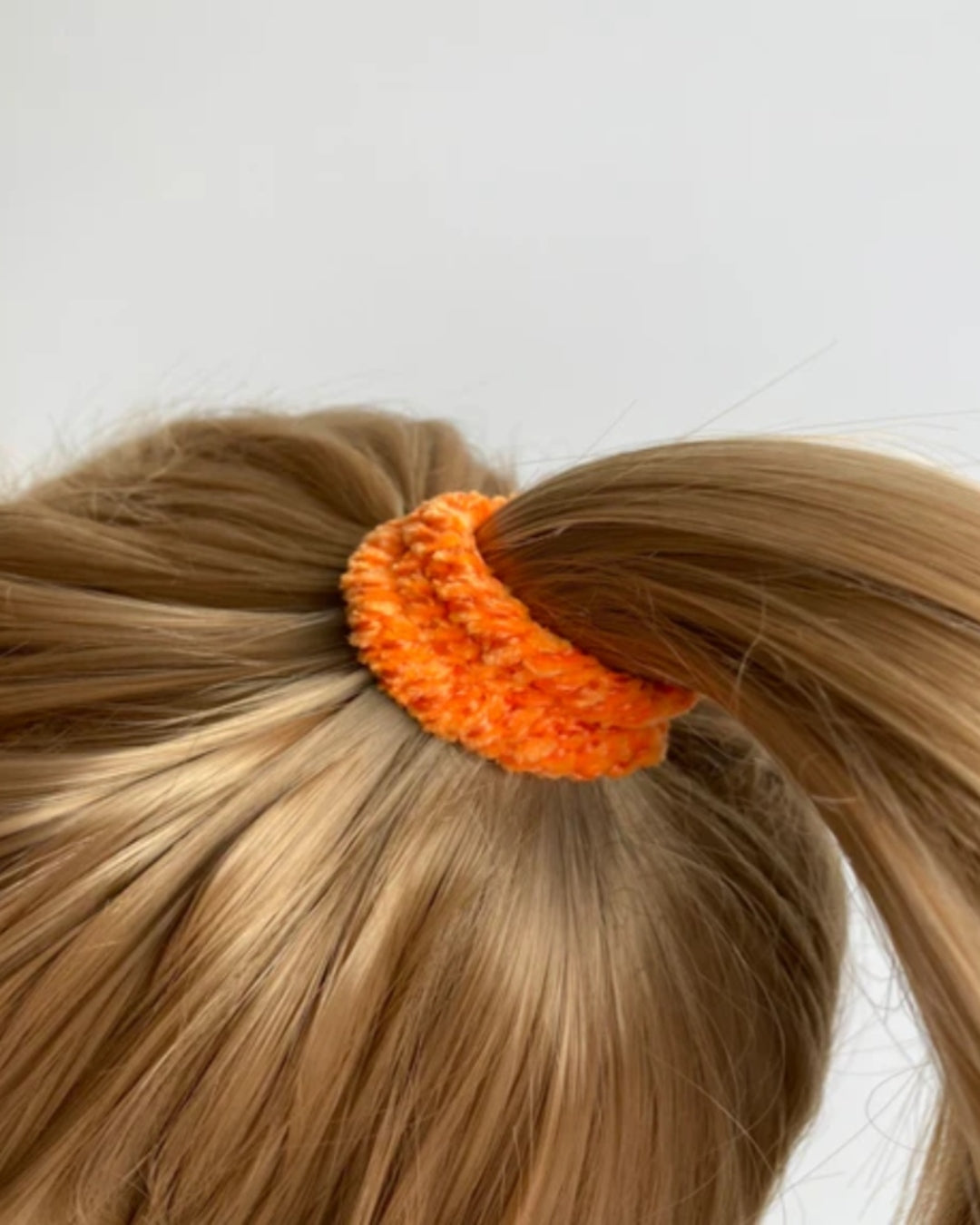 Kknekki Hair Tie | Velvet | Orange