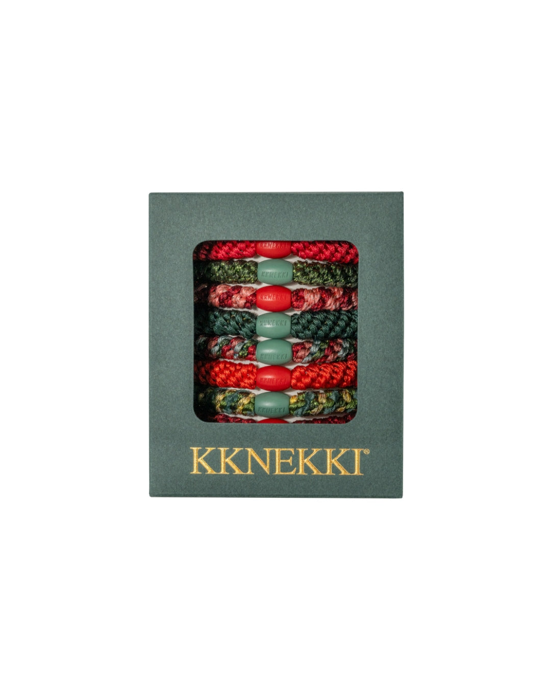 Kknekki Hair Ties | Holiday Edition | 8 Hair Ties