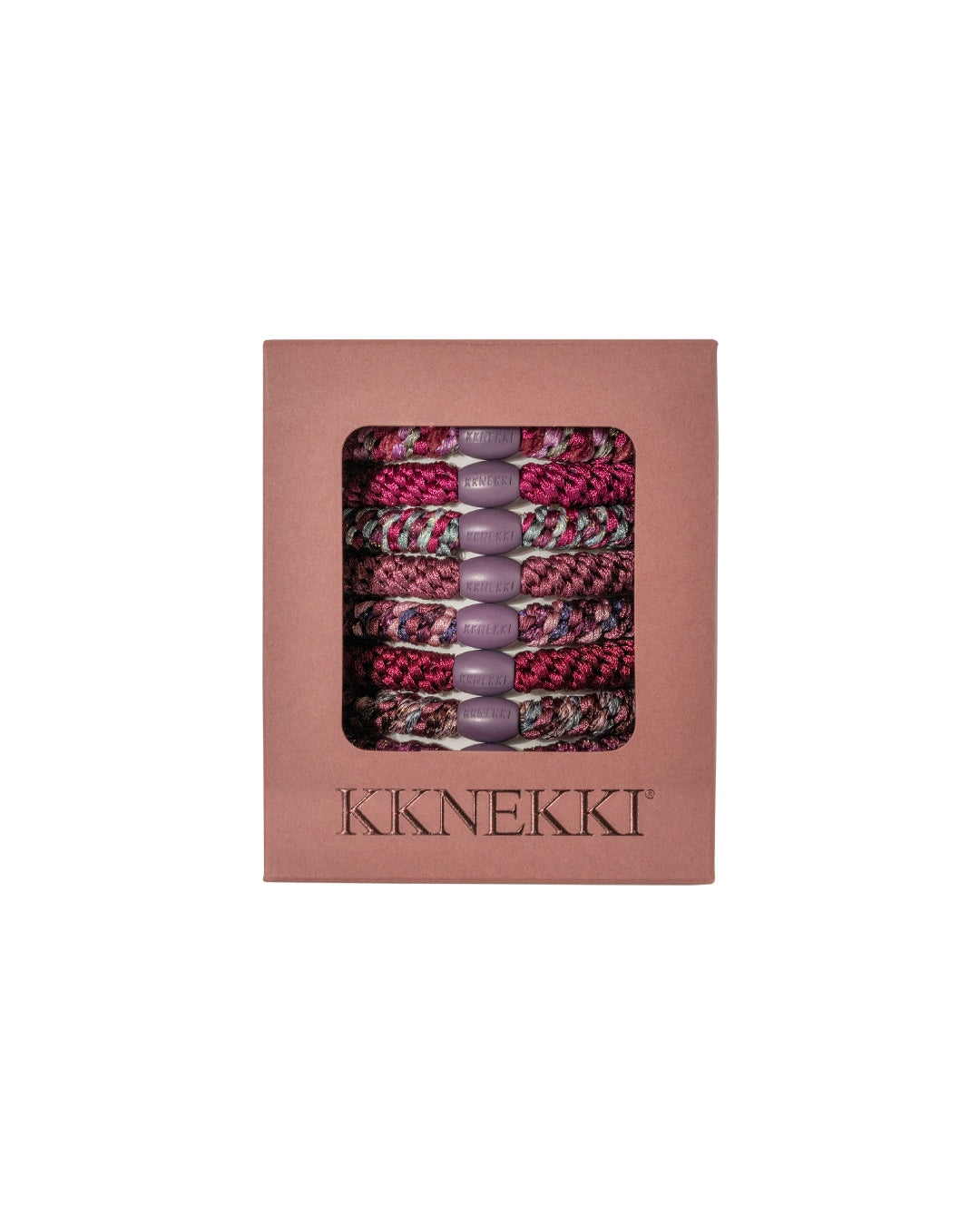 Kknekki Hair Ties | Plum Edition | 8 Hair Ties