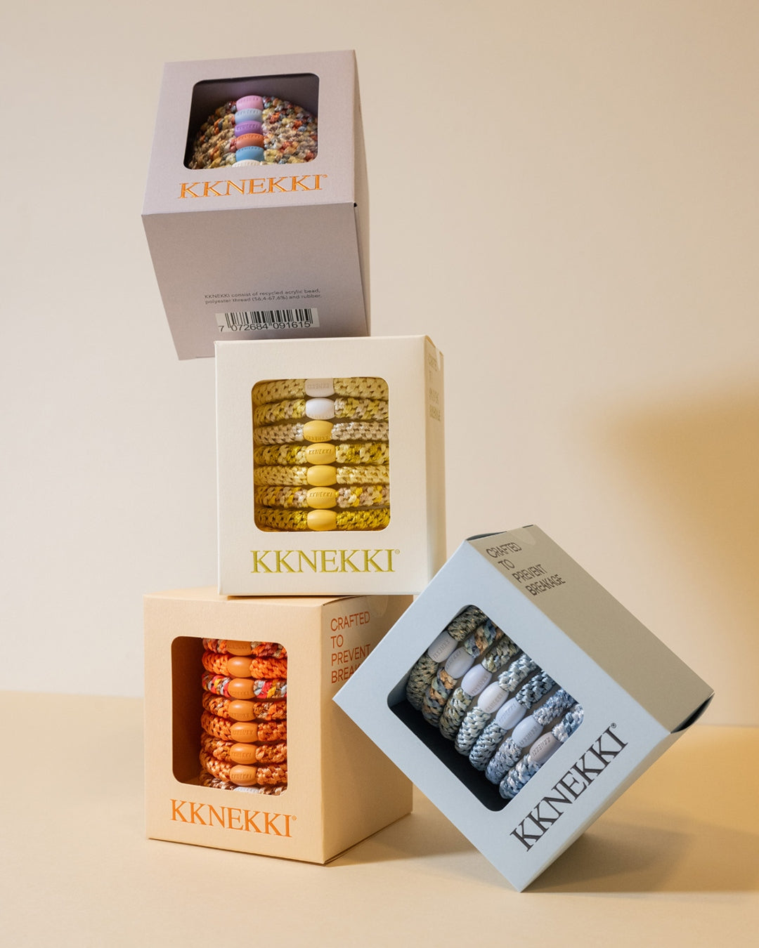 KKNEKKI Hair Ties | Bubblegum Edition | 8 Hair Ties