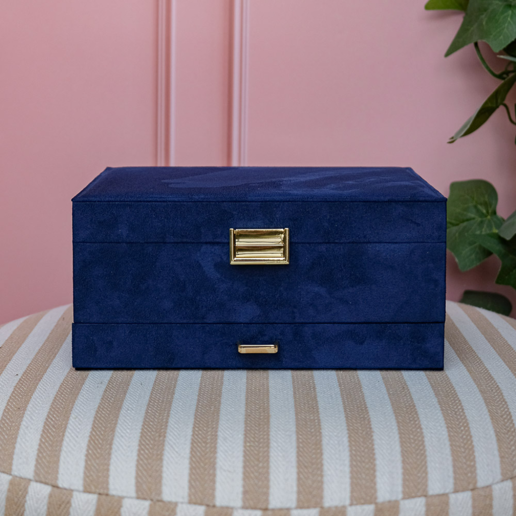 Large Jewellery Box | Denise | Velvet | Maison Scarlett