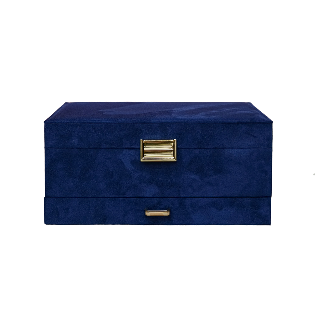 Large Jewellery Box | Denise | Velvet | Maison Scarlett