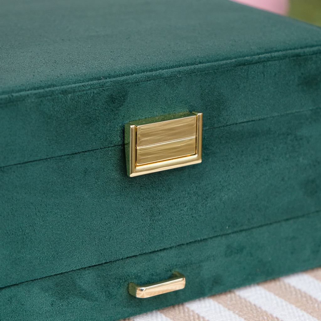 Large Jewellery Box | Denise | Velvet | Maison Scarlett