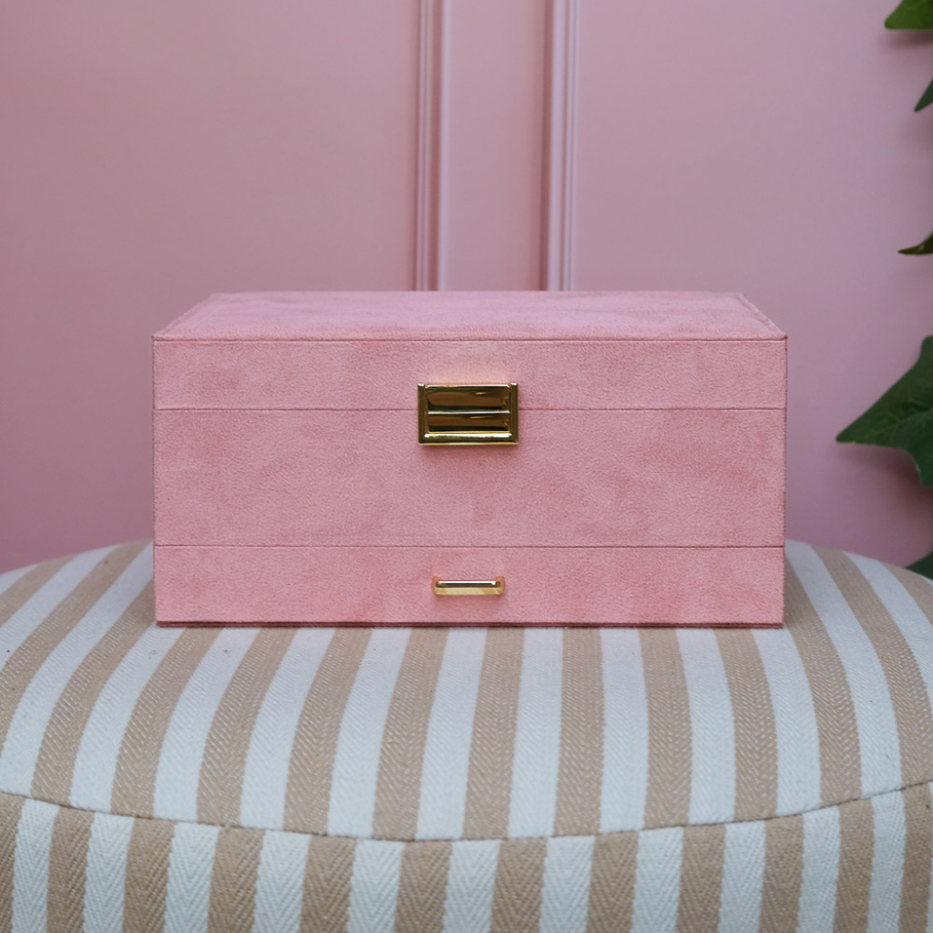 Large Jewellery Box | Denise | Velvet | Maison Scarlett