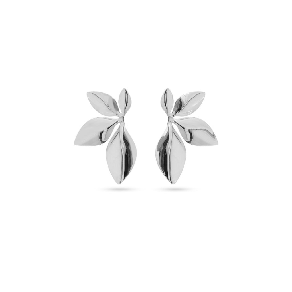 Leaf Design Stud Earrings | Anartxy