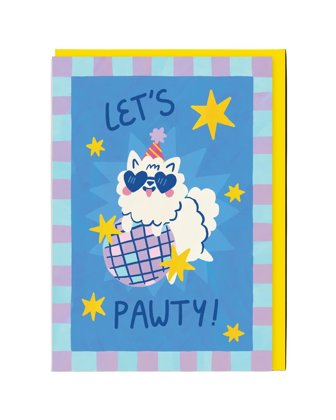 Let's Pawty Disco Dog Card | In Real Life