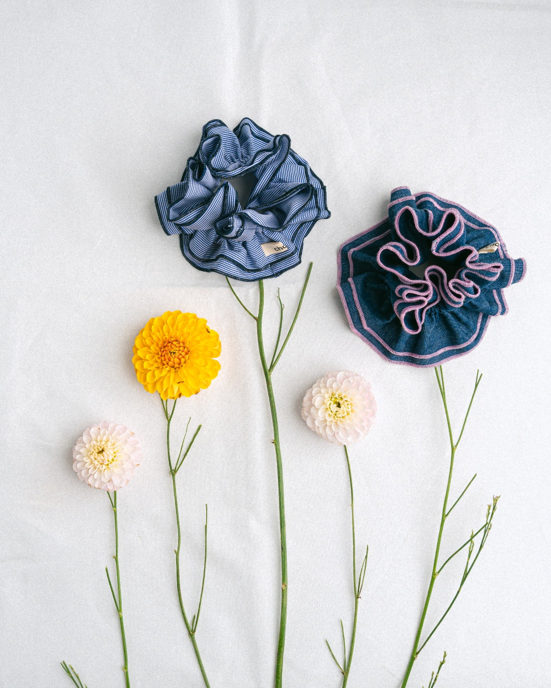 Maxi Hair Scrunchie | Blue Gingham | Chou²