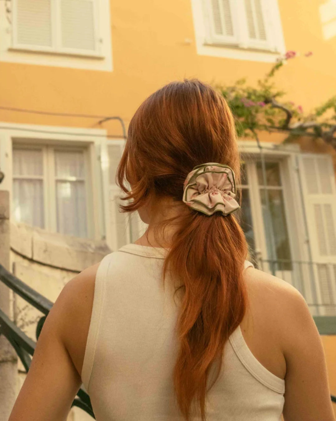 Maxi Hair Scrunchie | Pink Floral | Chou²