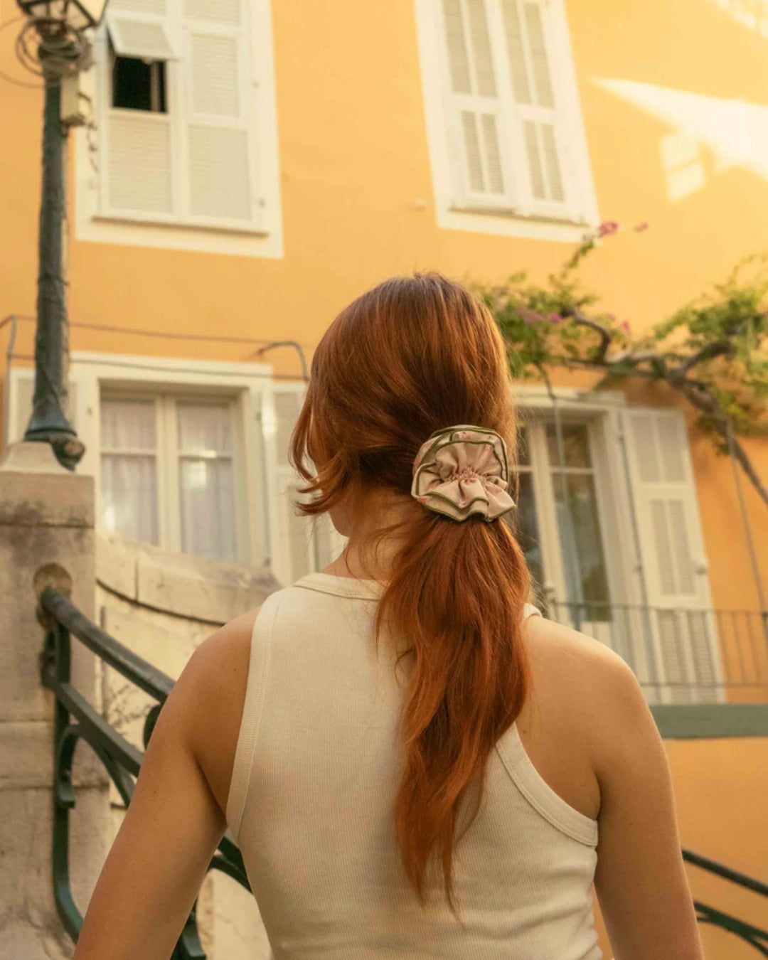 Maxi Hair Scrunchie | Pink Floral | Chou²