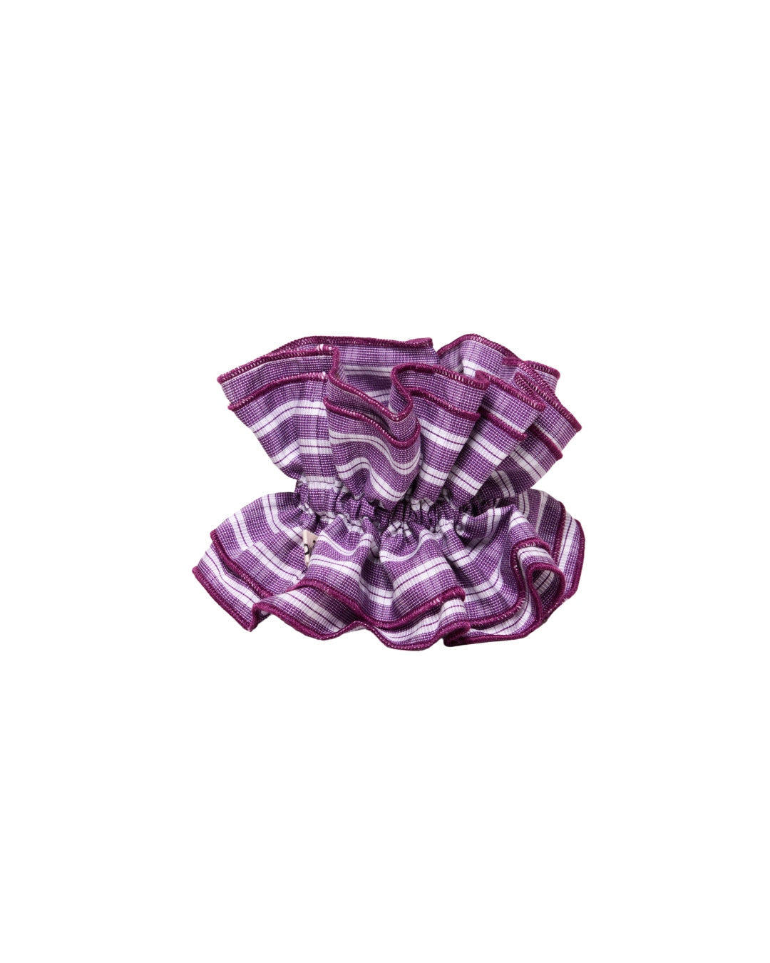 Maxi Hair Scrunchie | Purple Check | Chou²