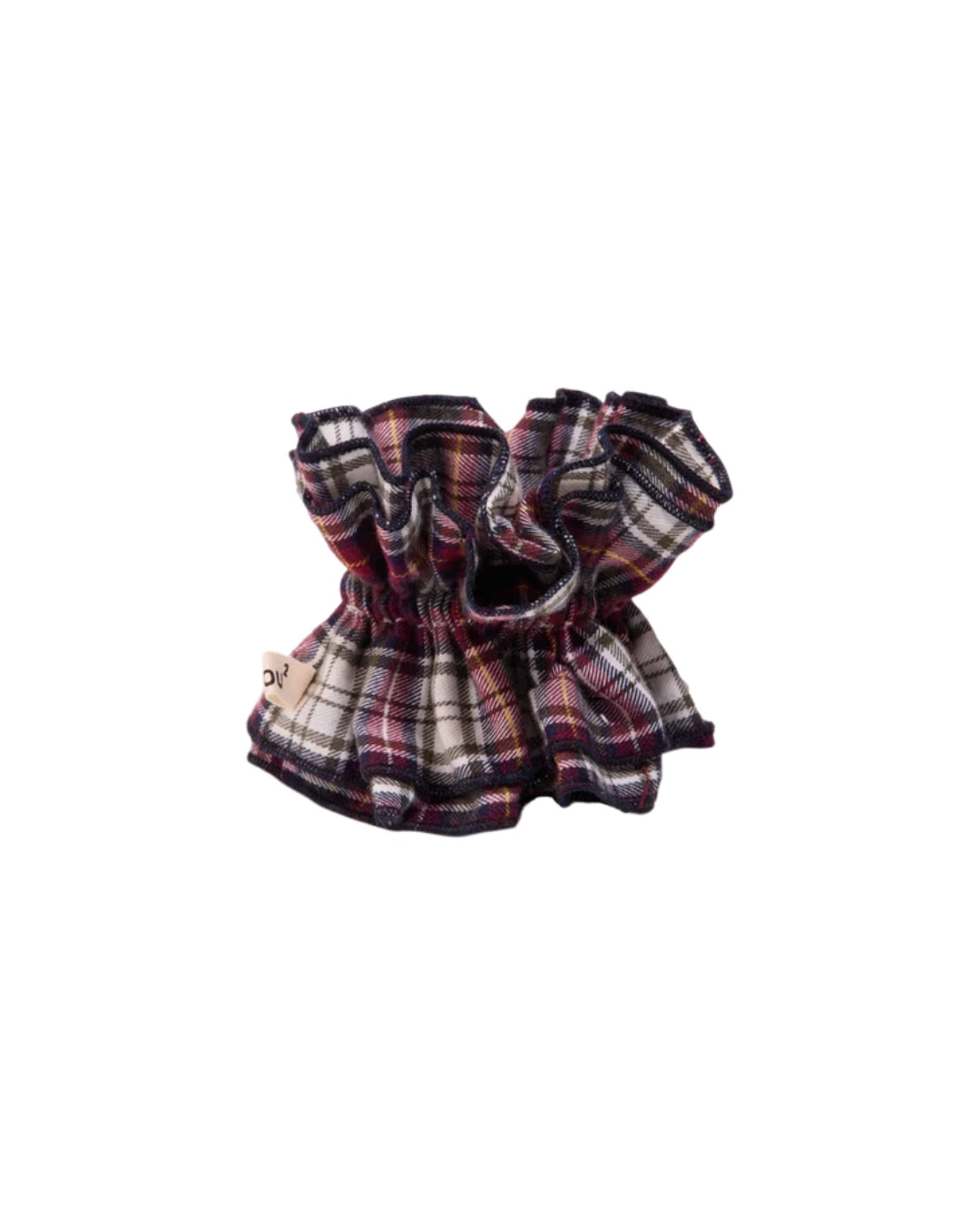 Maxi Hair Scrunchie | Red Tartan | Chou²