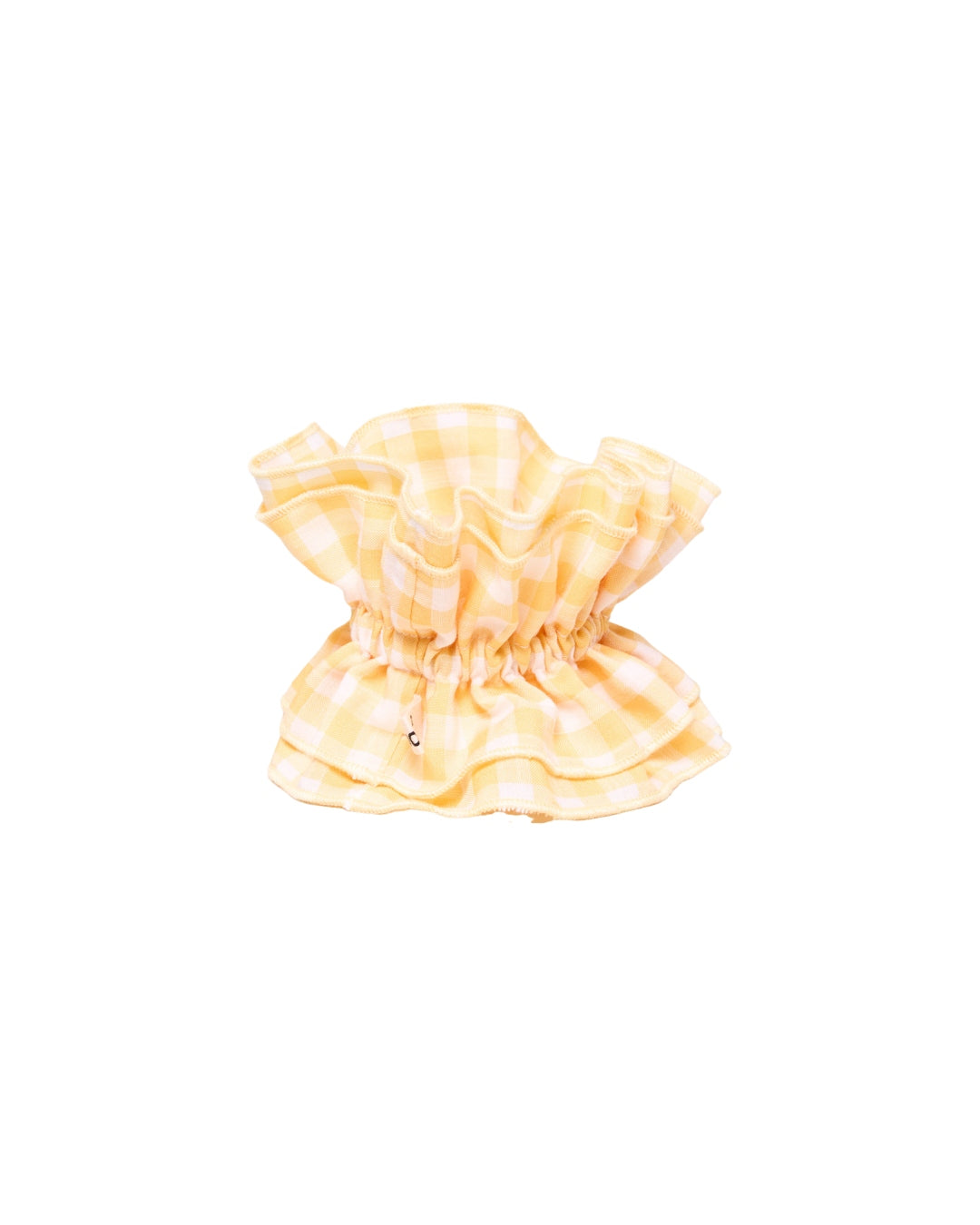 Maxi Hair Scrunchie | Yellow Gingham | Chou²
