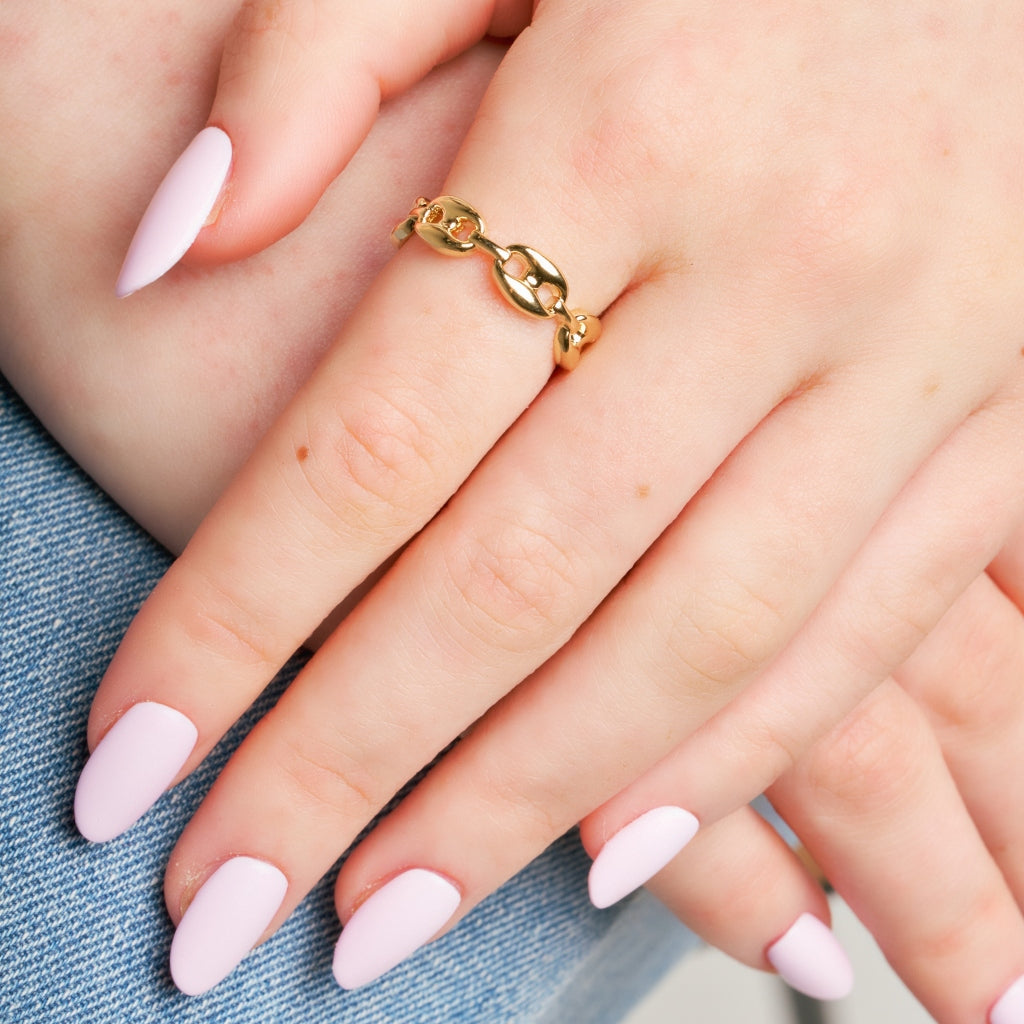 Myra Gold Coffee Bean Ring