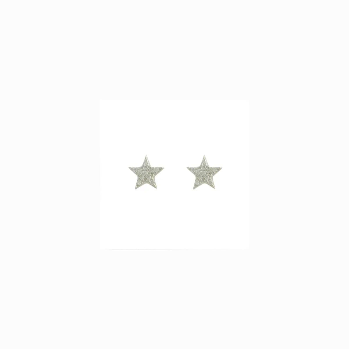Sterling Silver Star Stud Earrings | Feira