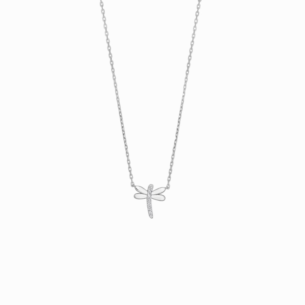 Sterling Silver Dragonfly Pendant Necklace | Asa