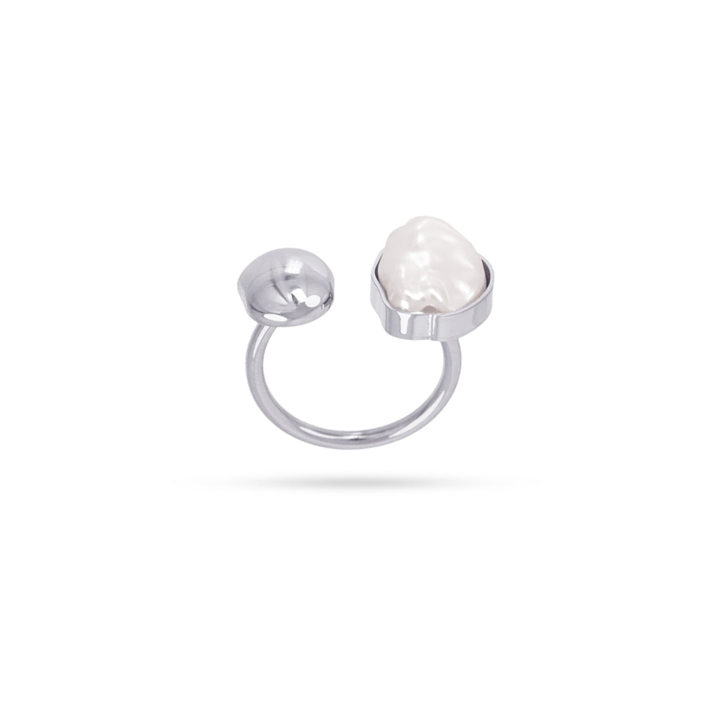 Pearl Split Ring | Anartxy
