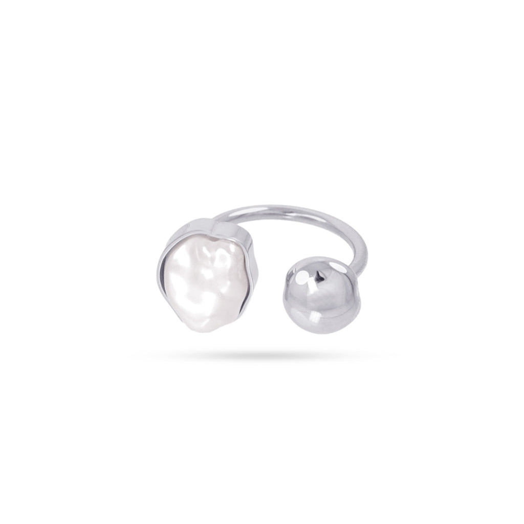 Pearl Split Ring | Anartxy