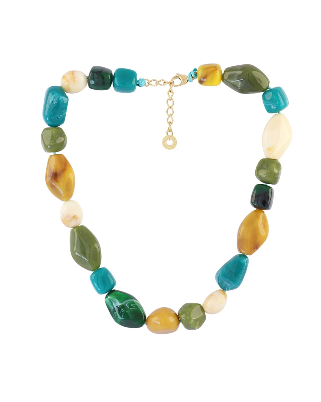 Resin Beaded Necklace | Marbles | Anartxy