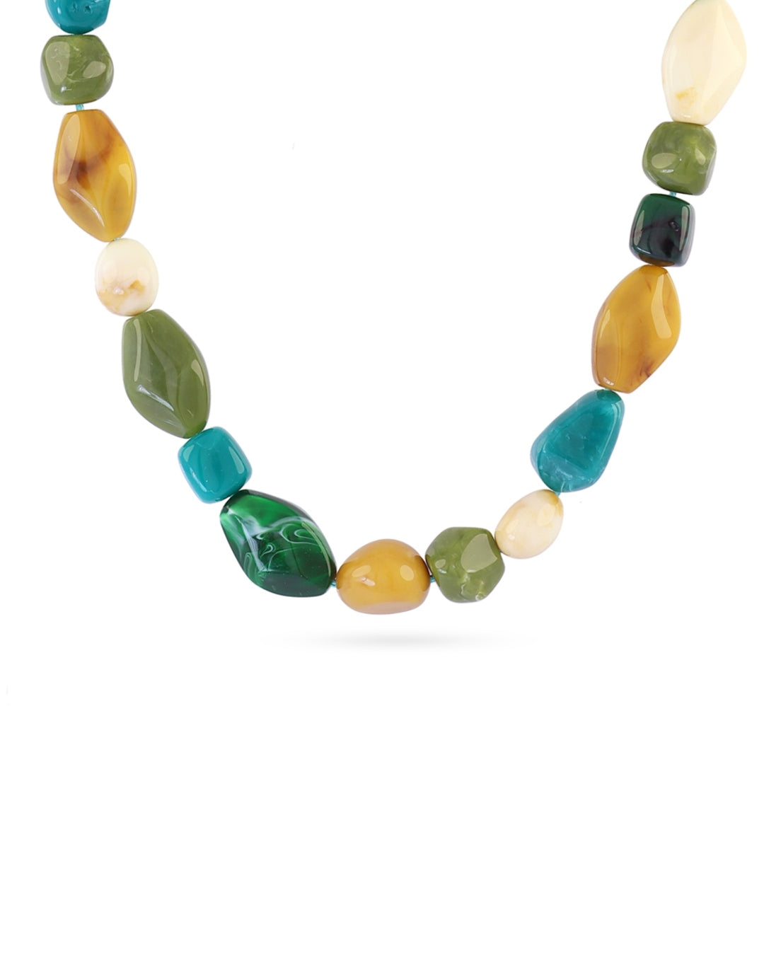 Resin Beaded Necklace | Marbles | Anartxy