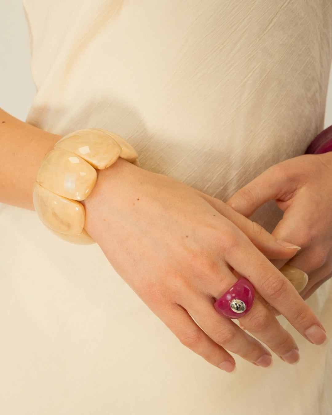 Resin Elasticated Bracelet | Ripple | Anartxy
