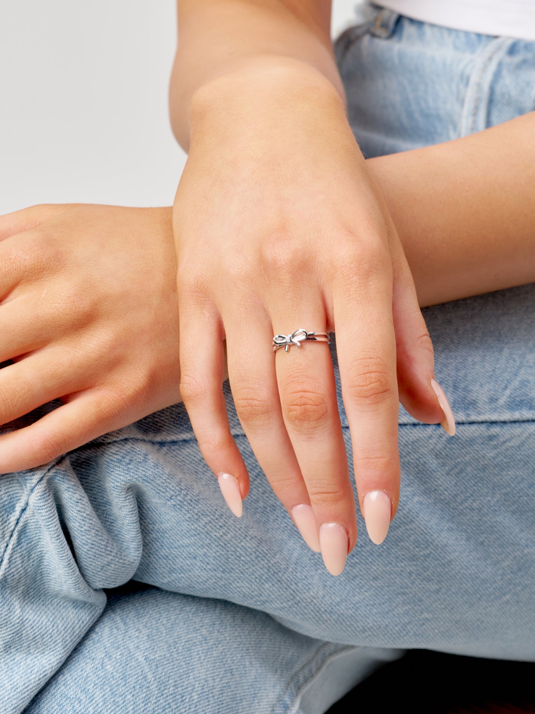 Silver Bow Ring | Mida