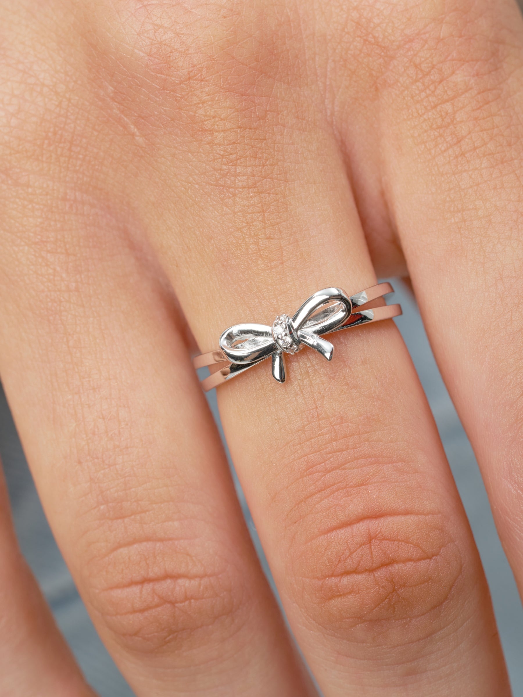 Silver Bow Ring | Mida