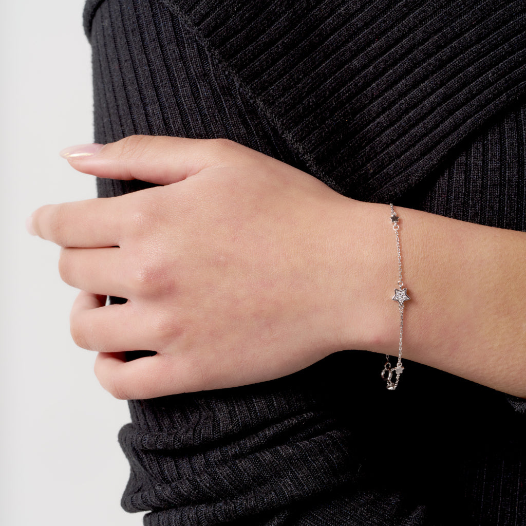 Silver Celestial Bracelet
