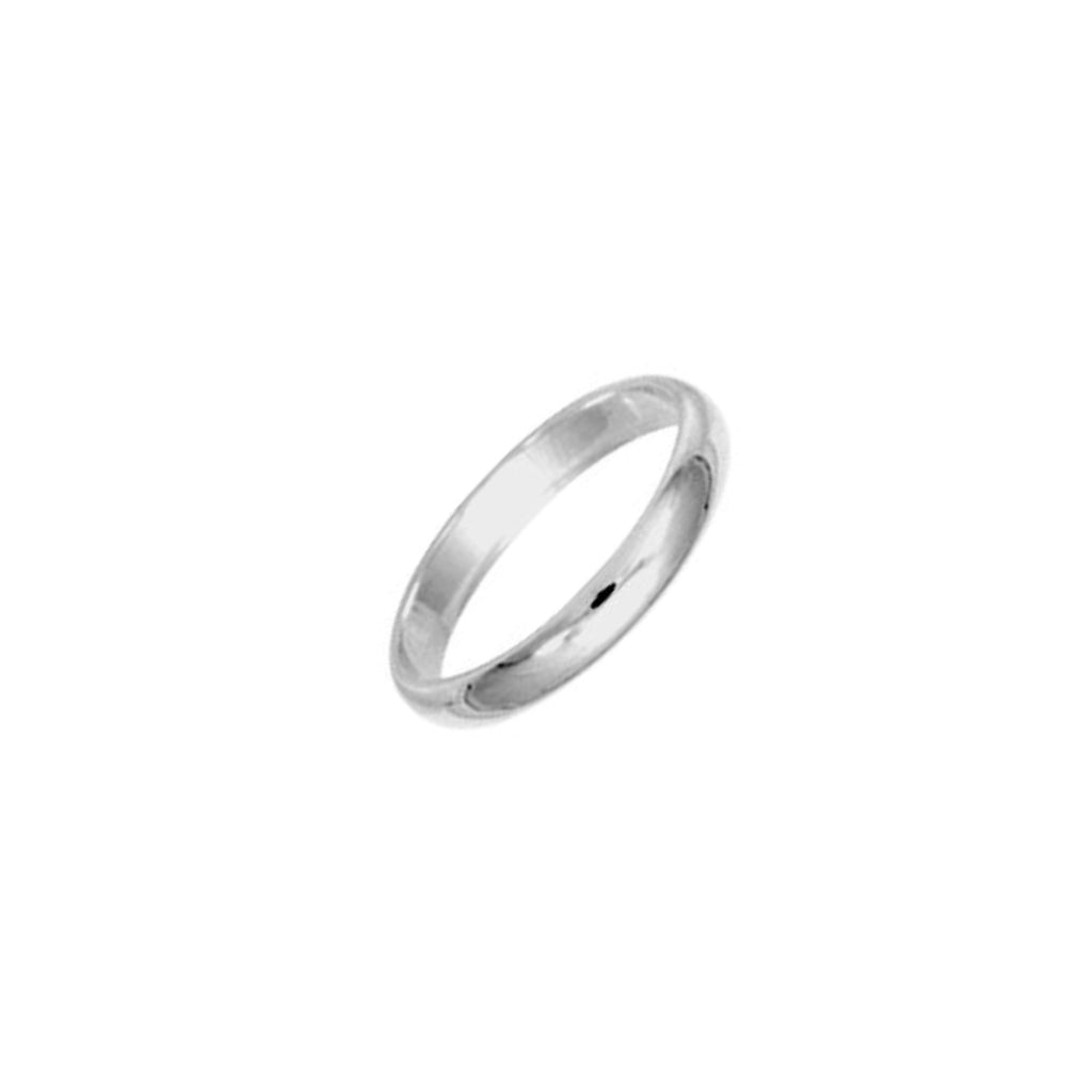 Silver Classic Band Ring | Naxos
