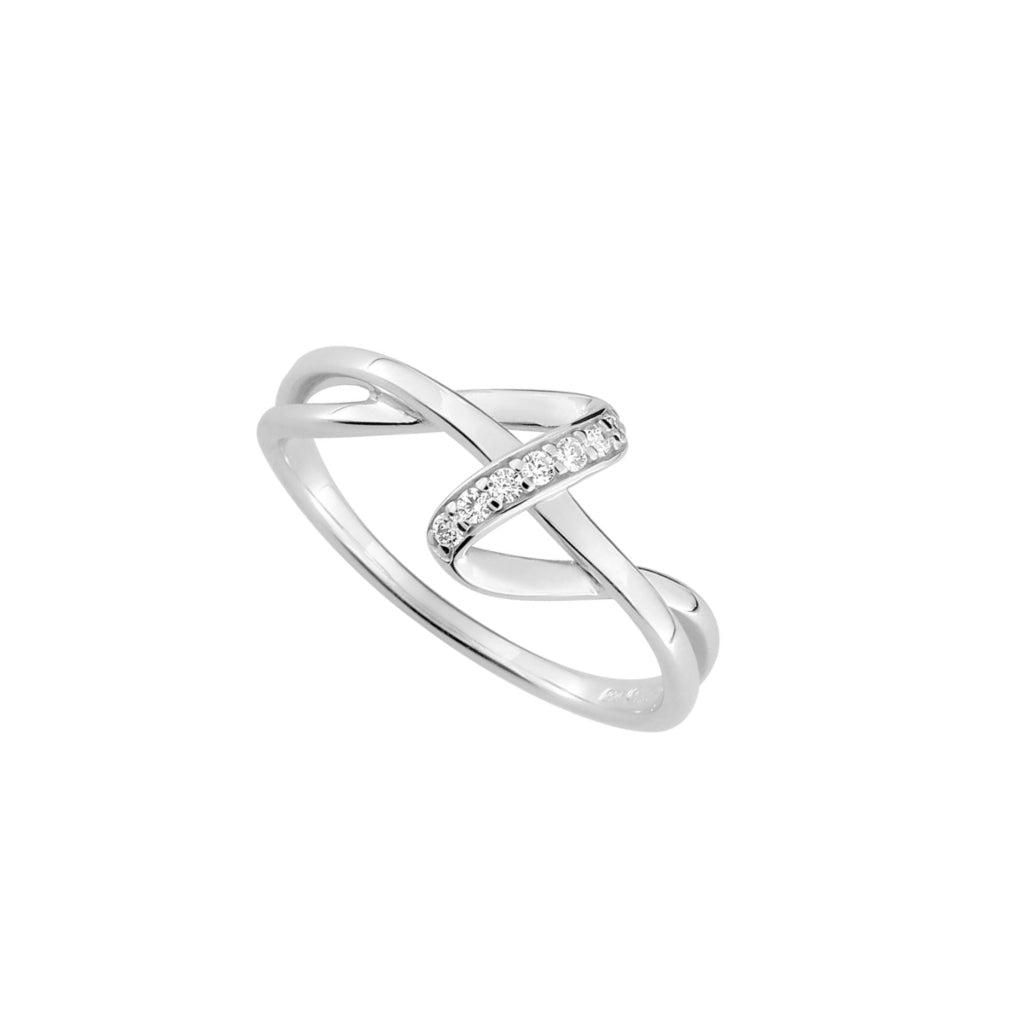 Silver Curve Design Ring