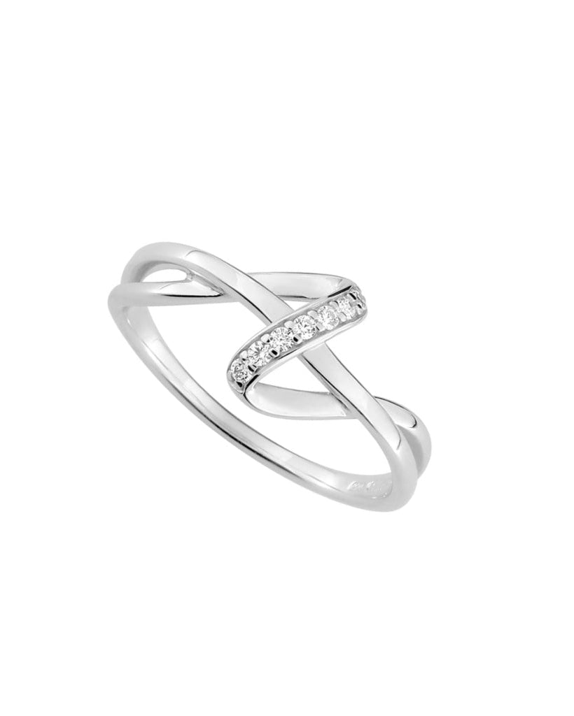 Silver Curve Design Ring
