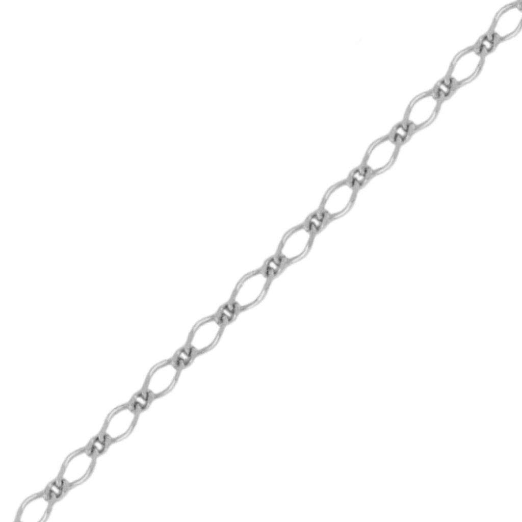 Silver Figaro Chain Bracelet | Villena