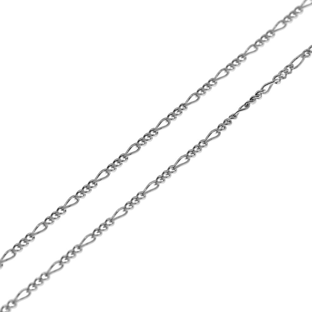 Silver Figaro Chain Necklace