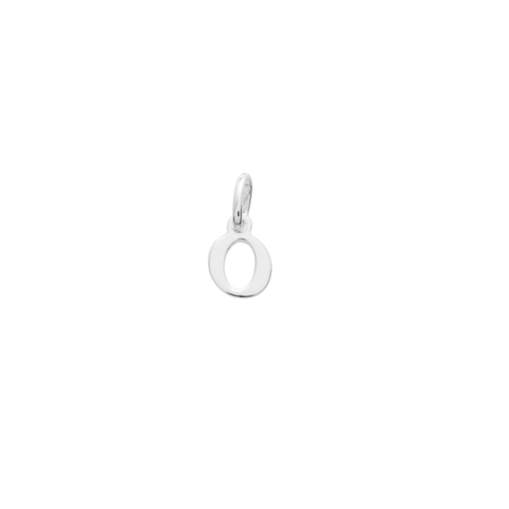 Silver Letter Pendant Necklace