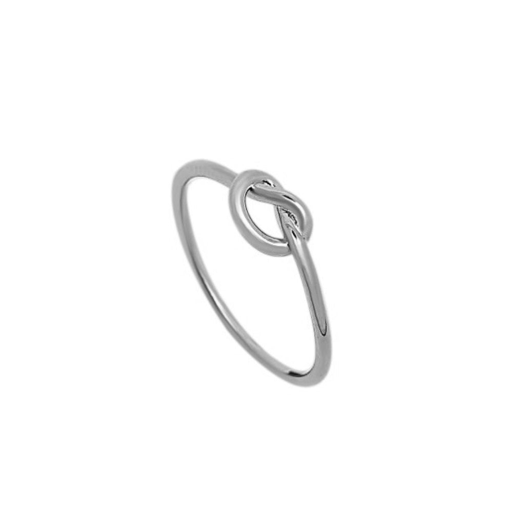 Silver Loveknot Ring 