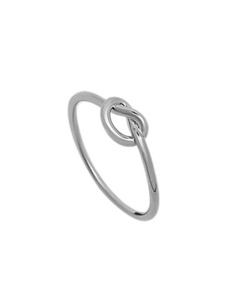 Silver Loveknot Ring 