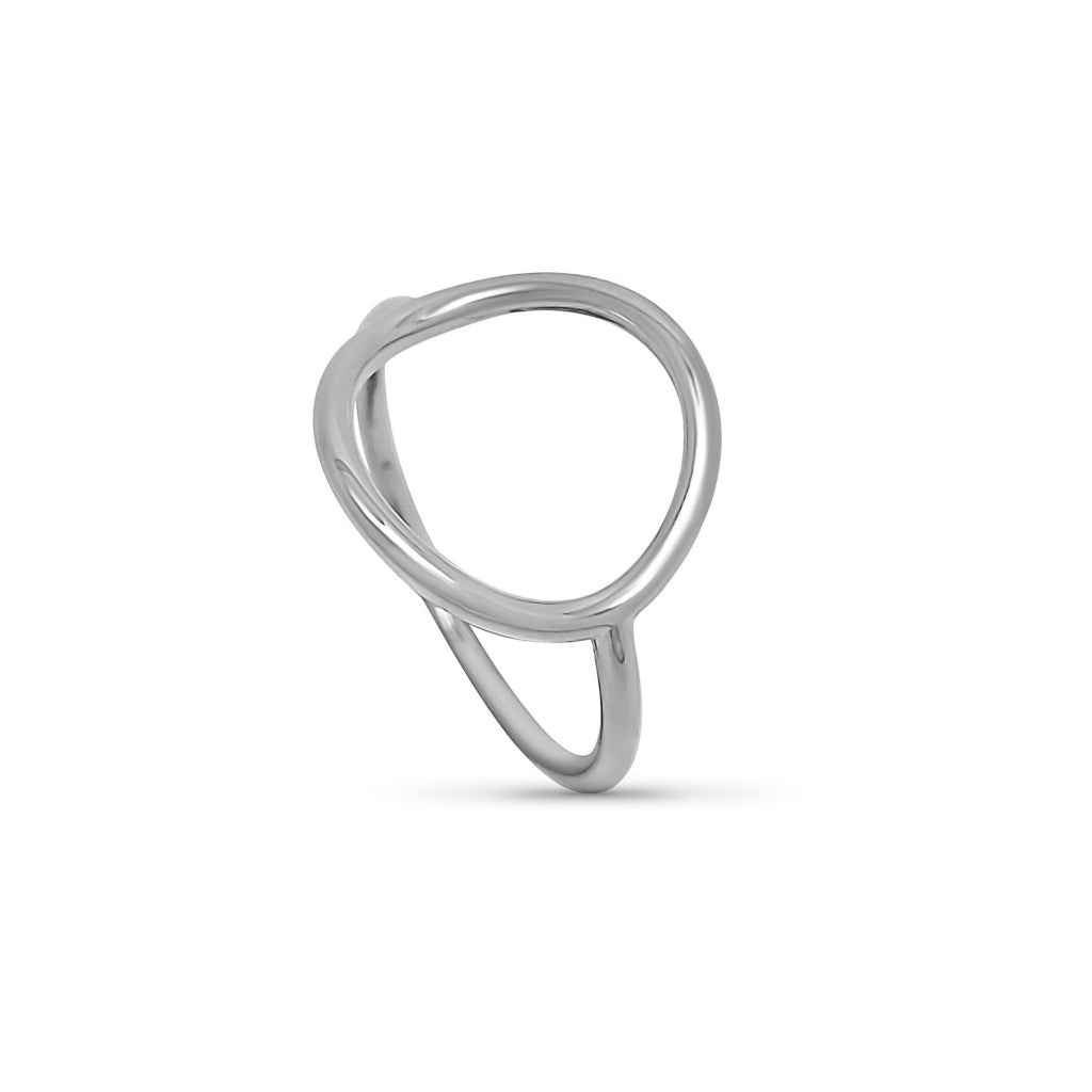 Silver Open Circle Ring