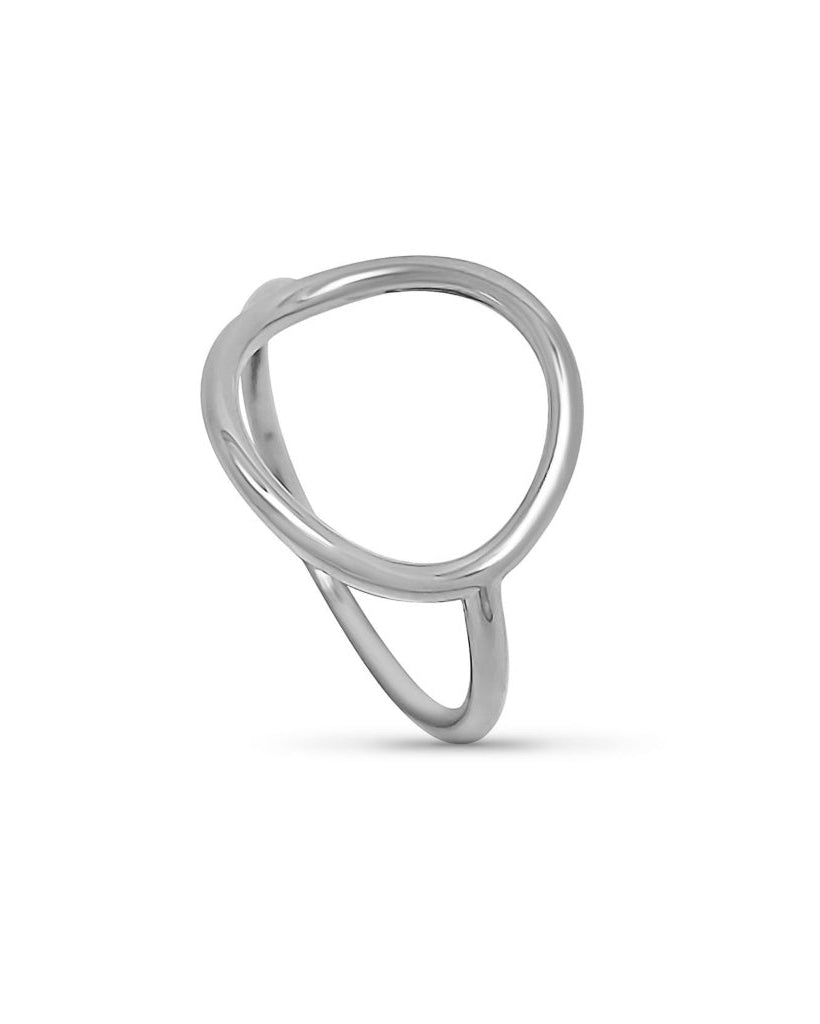 Silver Open Circle Ring