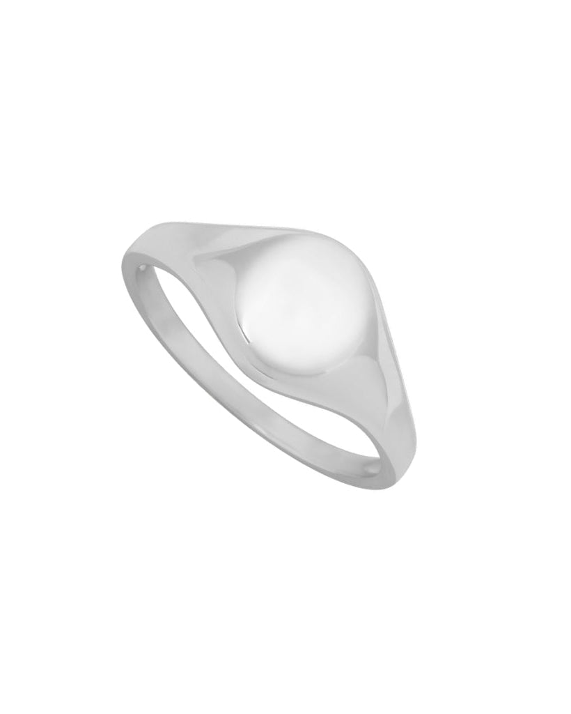 Silver Small Signet Ring