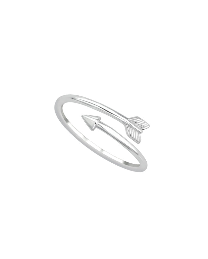 Sterling Silver Arrow Ring | Delicate Stackable Jewellery