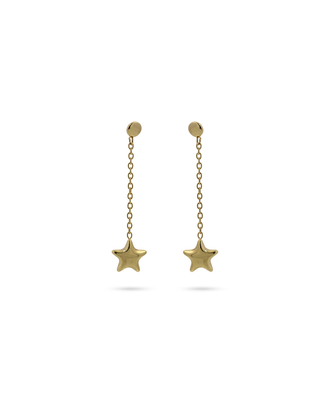 Steel Star Dangle Stud Earrings | Anartxy