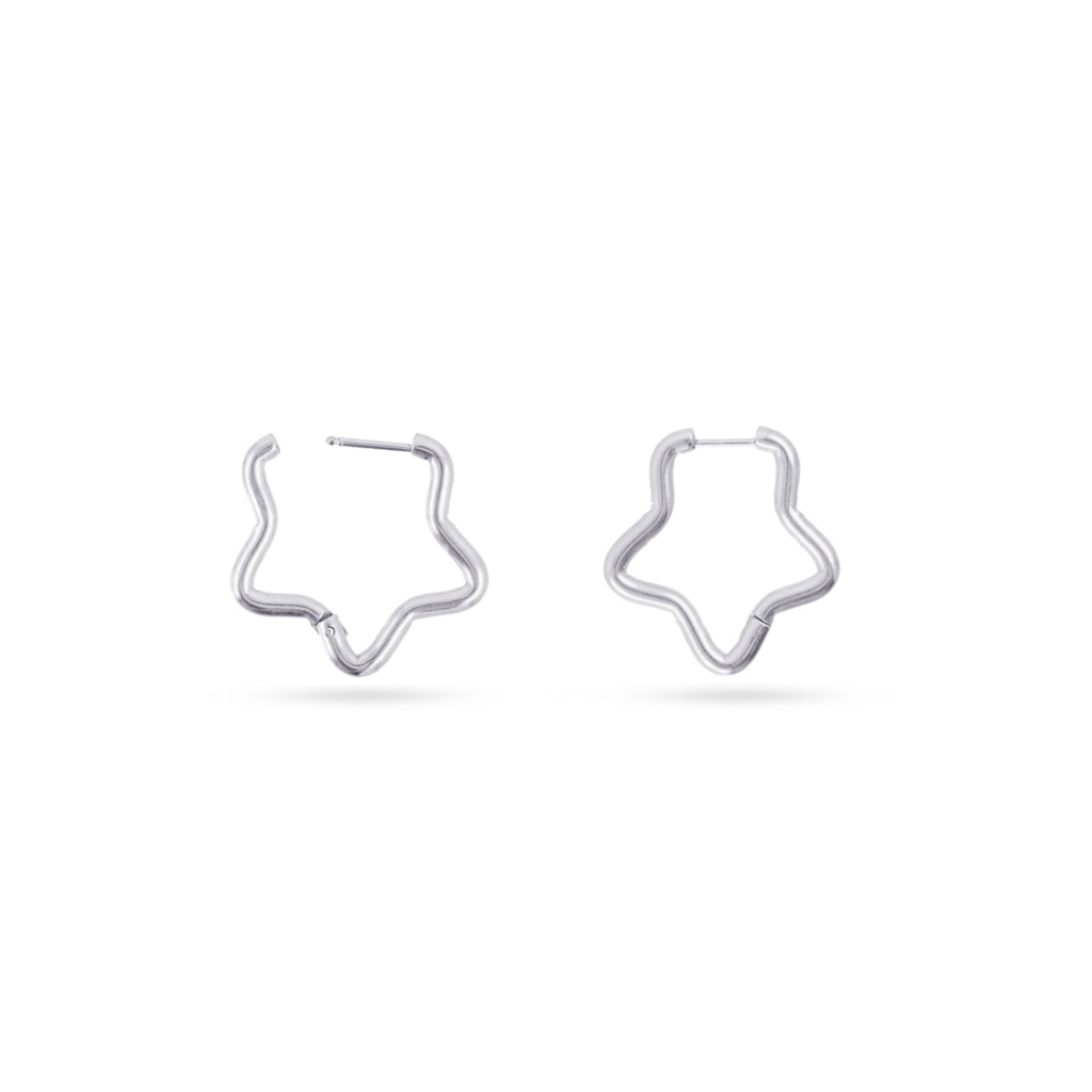 Star Hoop Earrings | Anartxy