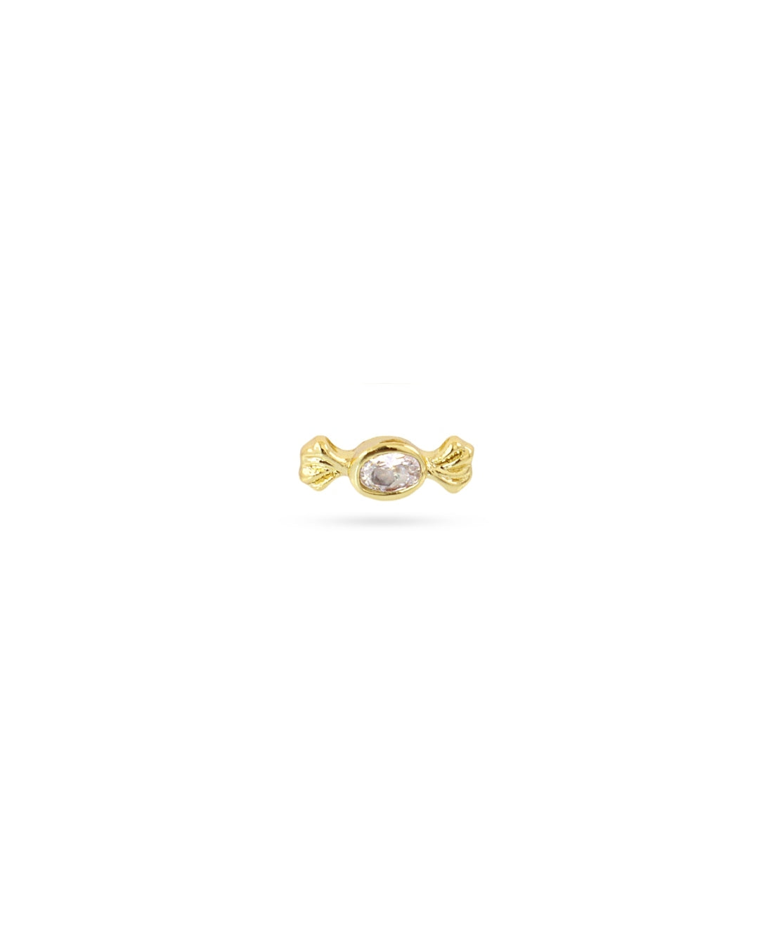 Steel Candy Flat Back Single Stud Earring | Anartxy