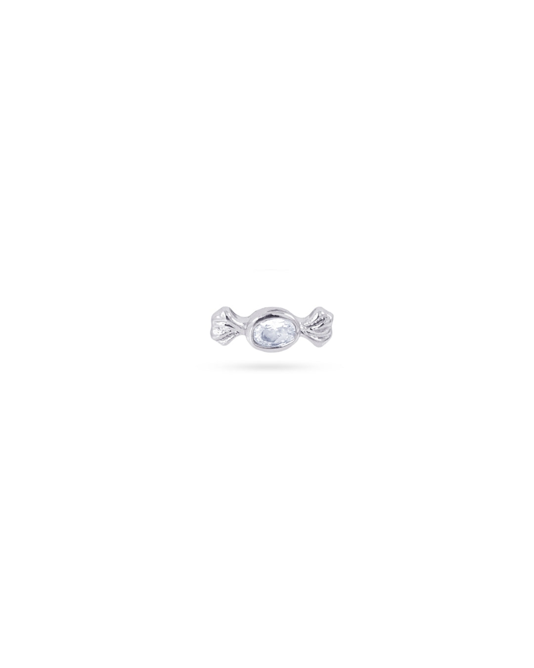 Steel Candy Flat Back Single Stud Earring | Anartxy
