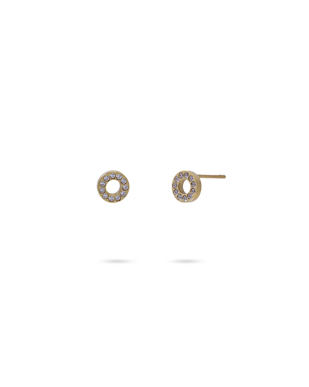 Evil Eye Stud Earrings | Stainless Steel in Gold & Silver