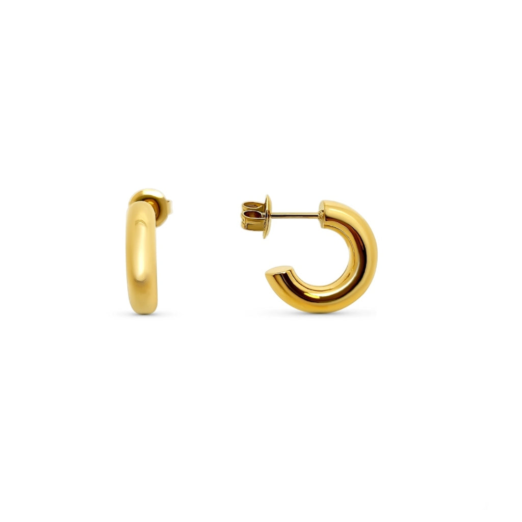 Steel Classic Hoop Earrings | Jona