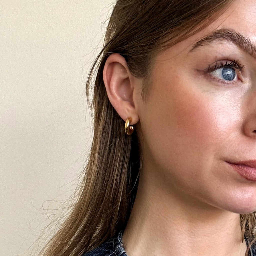 Steel Classic Hoop Earrings | Jona
