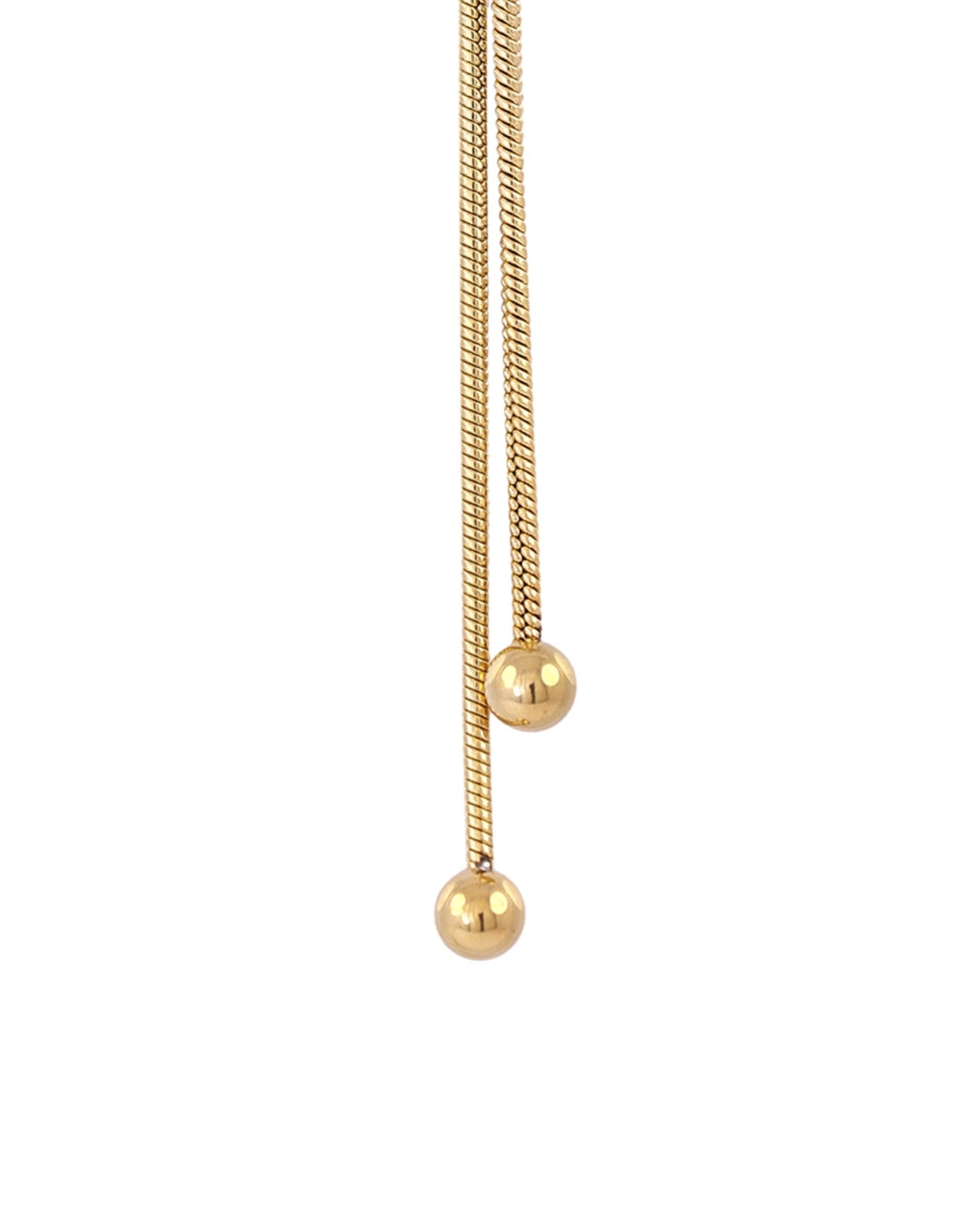 Steel Classic Lariat Necklace | Anartxy