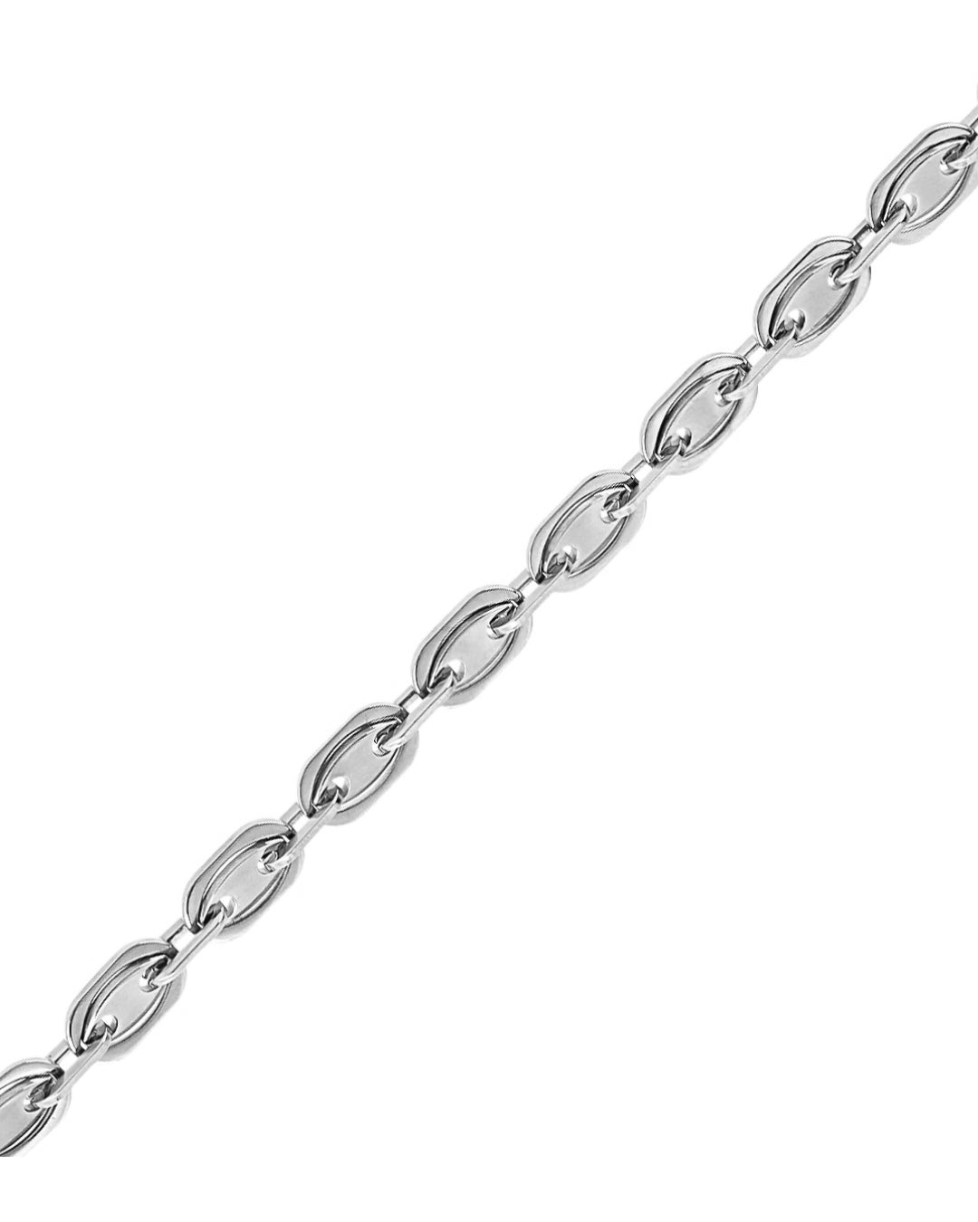 Steel Coffee Bean Link Bracelet | Anartxy