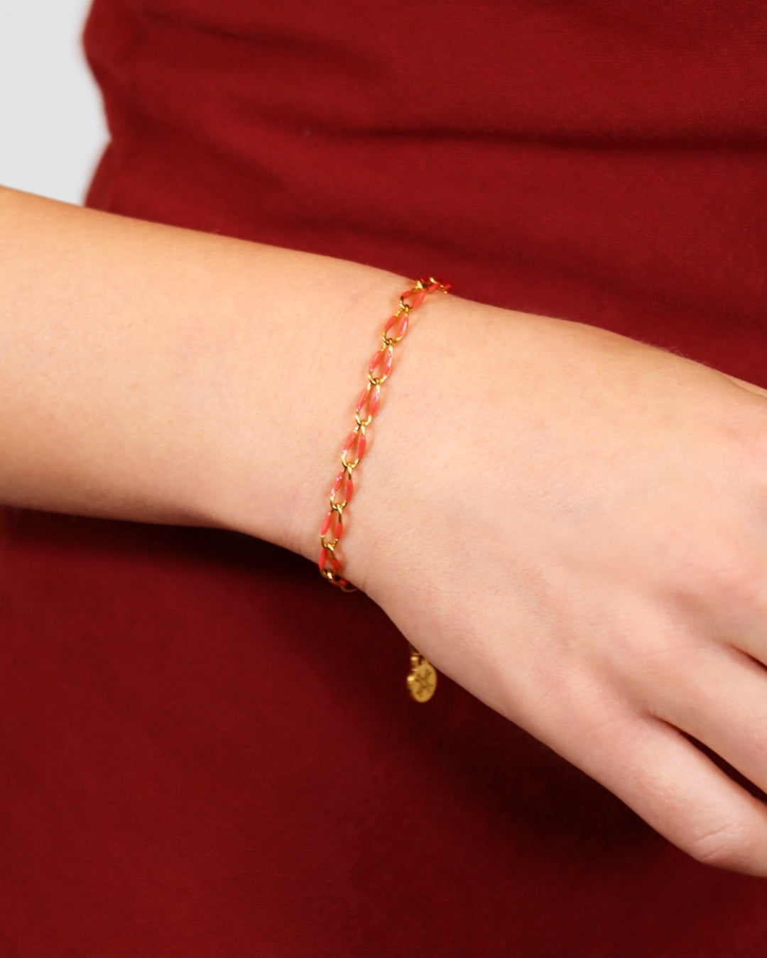 Steel Colour Link Bracelet | Anartxy